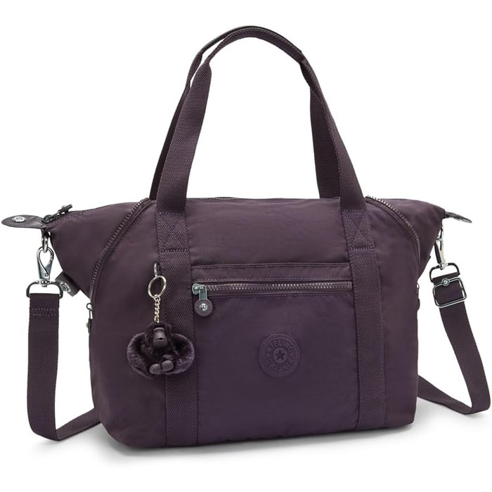 Сумка Kipling ART середнього розміру Ultimate Plum - оригінальна жіноча сумка-шопер