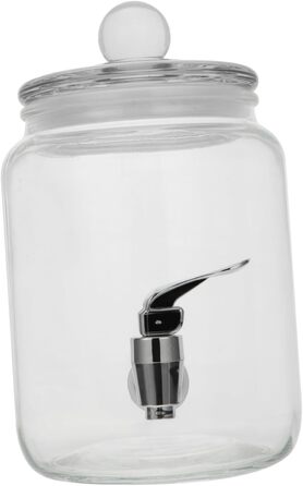 KICHOUSE 1 Piece Machine for Cold Drinks, Large Pouring Spout for Decanter, Wine Barrel, Shot Glass, Bottle, Stick Dispenser, Party Drink, Transparent Glass