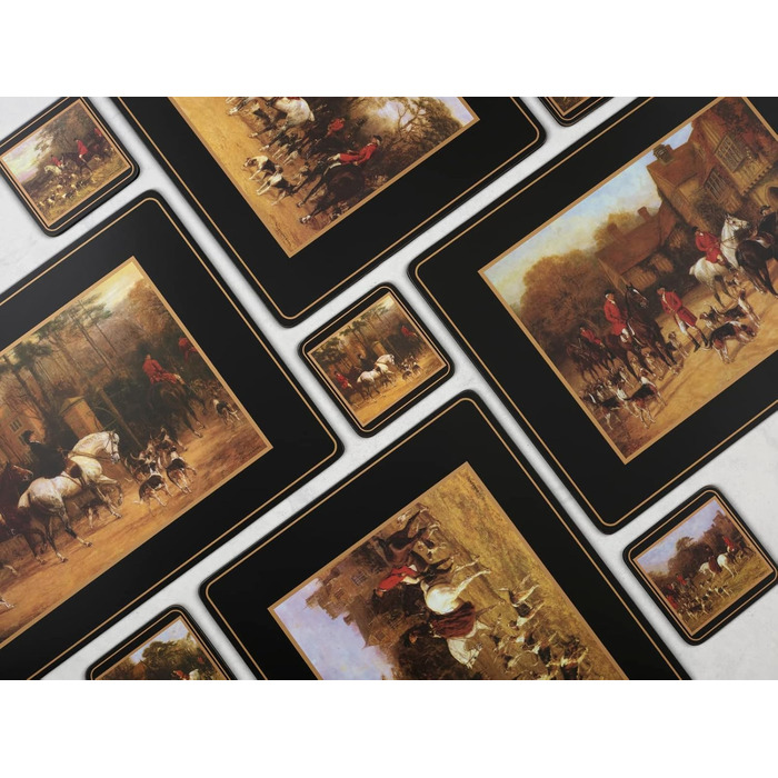 Tally Ho Coasters, 6 Pieces (m)