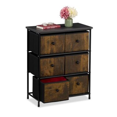 Relaxdays Chest of Drawers, 6 Drawers