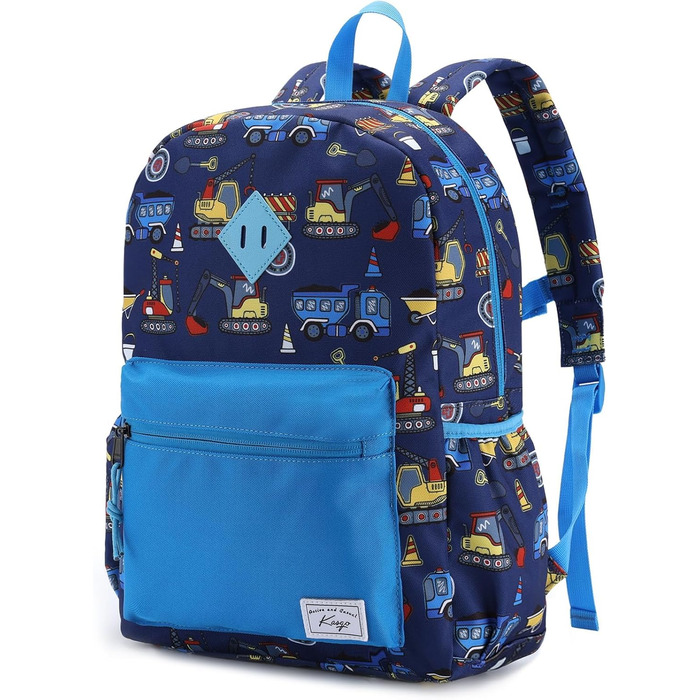 Дитячий рюкзак для школи Kinderrucksack (6-8 років) - водонепроникний, 13 літрів, 29x12x38 см (Automobil)