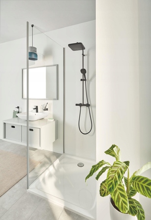 Стакан для зубних щіток Grohe з настінним кріпленням, чорний матовий