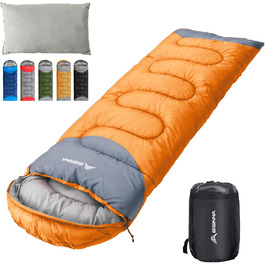 Сплячий мішок BISINNA 4 сезони, 1.9 кг, водонепроникний, для дорослих, кемпінг, туризм, поход