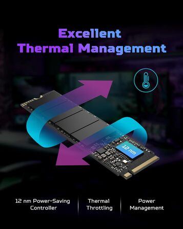 SSD Acer Predator GM7 1TB M.2 NVMe PCIe 4.0 - Швидкість читання до 7400 МБ/с - TLC NAND Flash - Внутрішній SSD для ПК, ноутбука та PS5