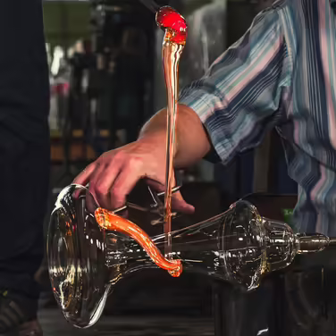 EISCH Wein Dekanter Together - High-quality crystal glass - handmade - elegant decanter for red and white wine – No Drop effect gift box - 750 ml