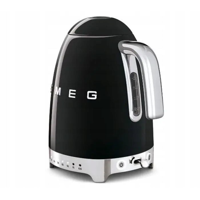 Електричний чайник Smeg KLF04BLEU, 2400 Вт, 1,7 л, чорний