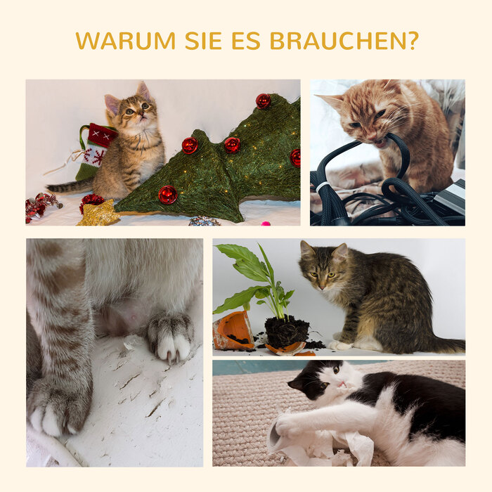 PawHut Sisal Kratzbaum до 30 кг котячий будиночок з сизалевою колоною, дряпальною дошкою, плюшем темно-сірого кольору для активних котів