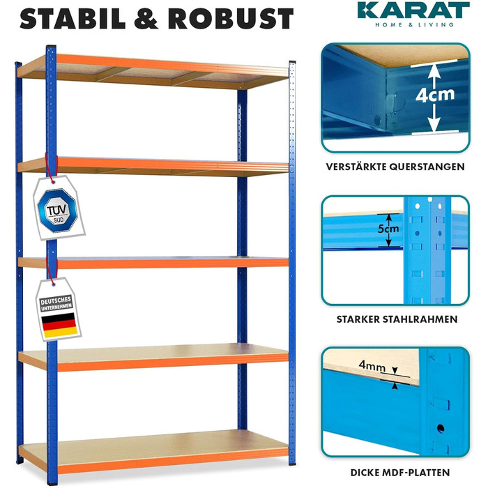 KARAT TitanRack Big Heavy-Duty Shelving Unit
