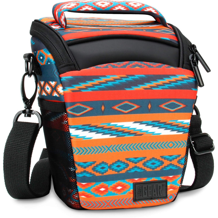 Чохол для камери DSLR USA Gear: зручний, регульований, з підкладкою, для Nikon, Canon, Panasonic, для подорожей