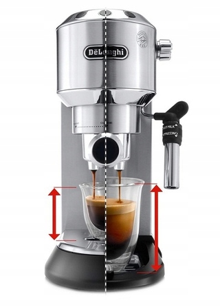 Ріжкова кавомашина De'Longhi EC 685.M, 1350 Вт, сріблястий/сірий