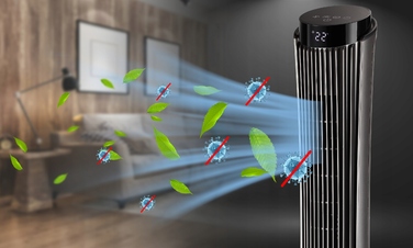 Колонний вентилятор Electo Electropro1, чорний