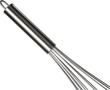 Збивач для яєць Fackelmann 32,5 см, з нержавіючої сталі, міцний, для приготування випічки, 1 шт.