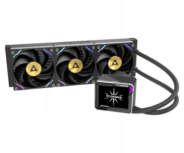 Система рідкого охолодження AIO TCOMAS LG700 PRO 360, 3200RPM, 3x120мм, Intel/AMD, Чорна
