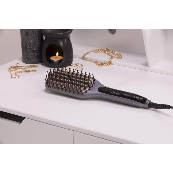 Випрямляч для волосся Remington S8540 Keratin з LCD-дисплеєм, 10 температурних режимів (150-230°C), чорний, 110 мм