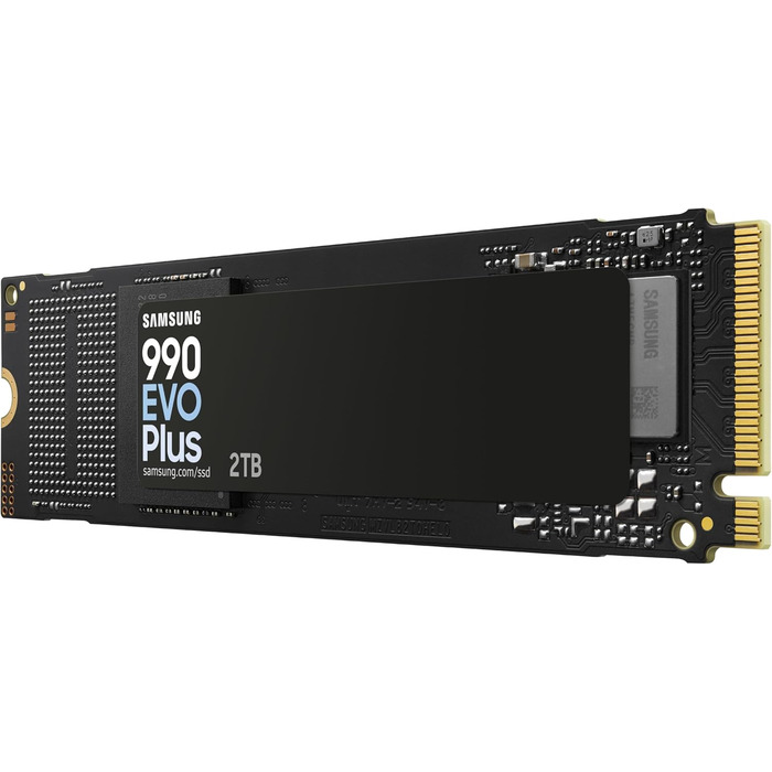 SSD Samsung 990 EVO Plus 2TB NVMe M.2 PCIe 4.0/5.0 (MZ-V9S1T0BW) – для геймінгу та графіки