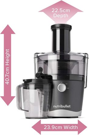 Nutribullet Швидковичавник, JB-BX044D-23, 800 Вт, Графіт, 800 Вт, Одинарний