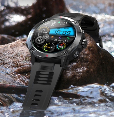 Смарт-годинник G-Wear чорний з функцією Bluetooth-дзвінків