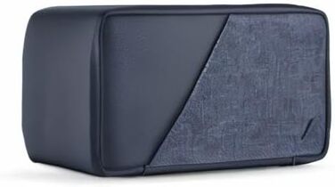 Native Union Stow Organizer - Lightweight travel bag made from durable canvas, stores cables, chargers and more (Indigo)