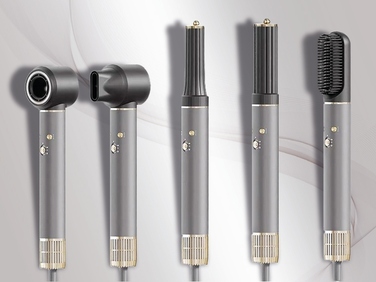 Фен для волосся Gordon 1300 Вт з іонізацією, 3 швидкостями та дифузором