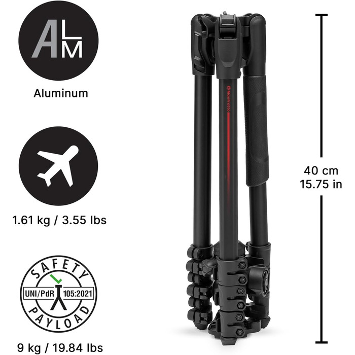 Штатив Manfrotto Befree Advanced для Sony Alpha з кріпленням Arca-Swiss - MKBFRLA-BH