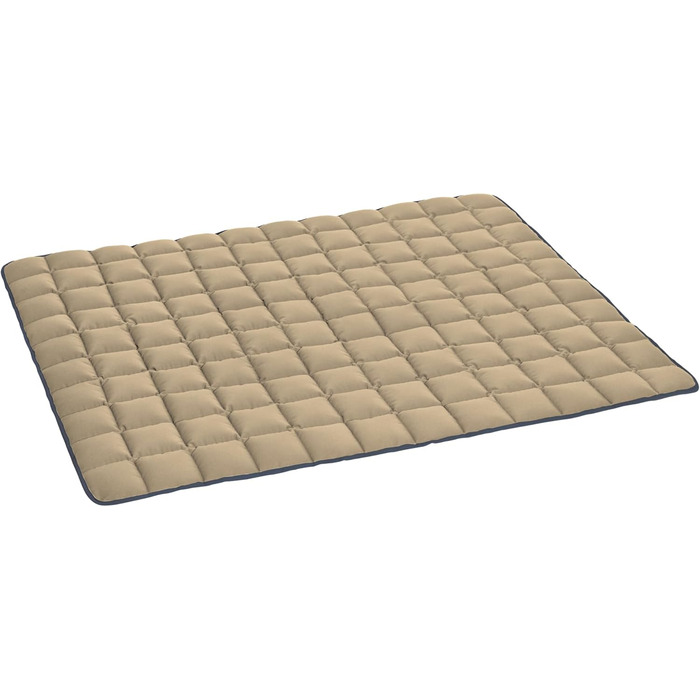 М'яка та якісна лежанка для собак Doctor Bark, розмір L (100x80 см) та XL (120x100 см), для великих собак, міцна, для дому та вулиці, вимивається до 95°C, колір: золотисто-блакитний