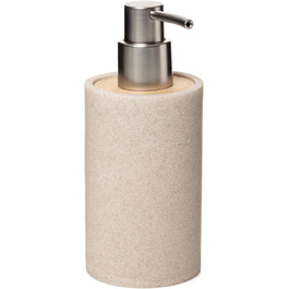 Дозатор для мила у ванну Bora, полірезин, без BPA, бежевий, 13 x 9 x 1,9 см