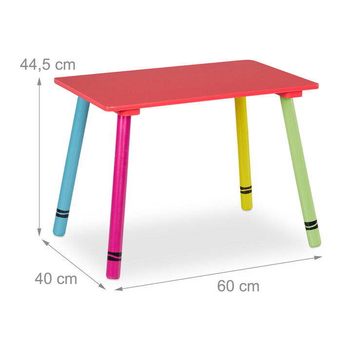 Relaxdays 3-piece Children's Seating Set, Colorful