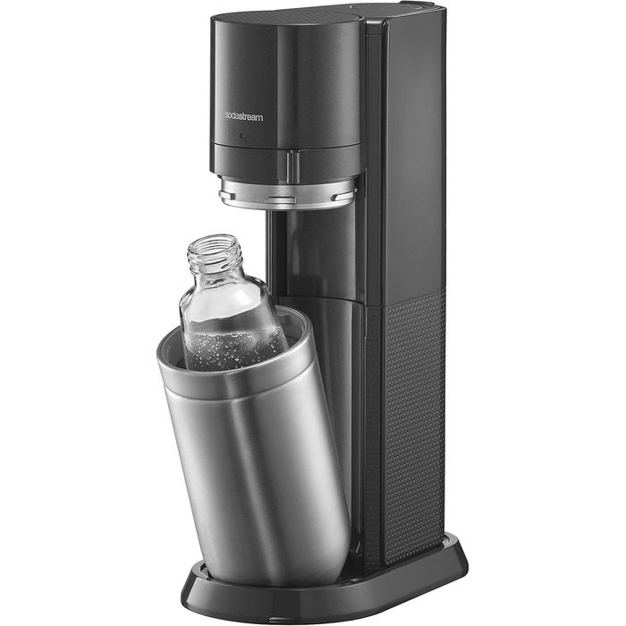 SodaStream DUO комплект: карбонізатор для води з циліндром CO2, 2 скляні пляшки 1л та 1 пластикова 1л (Titan)