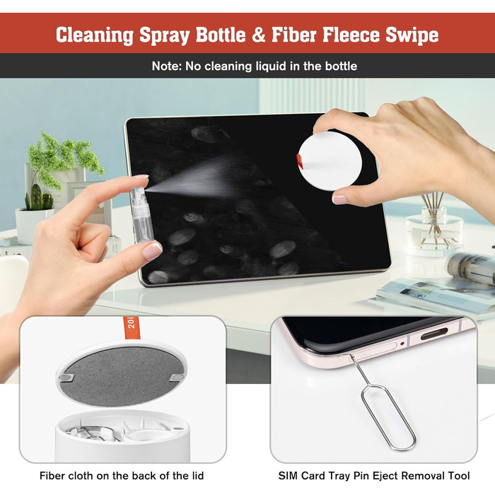 Набір для чищення техніки 20 в 1: ноутбук, клавіатура, мобільний, камера