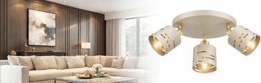 Підвісна LED-лампа LEDLUX, стельовий світильник на 3 цоколі E27