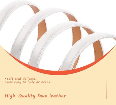 Жіночі шкіряні ремені (2 шт.) - тонкі, з золотою пряжкою для суконь та пальто (чорний+білий)