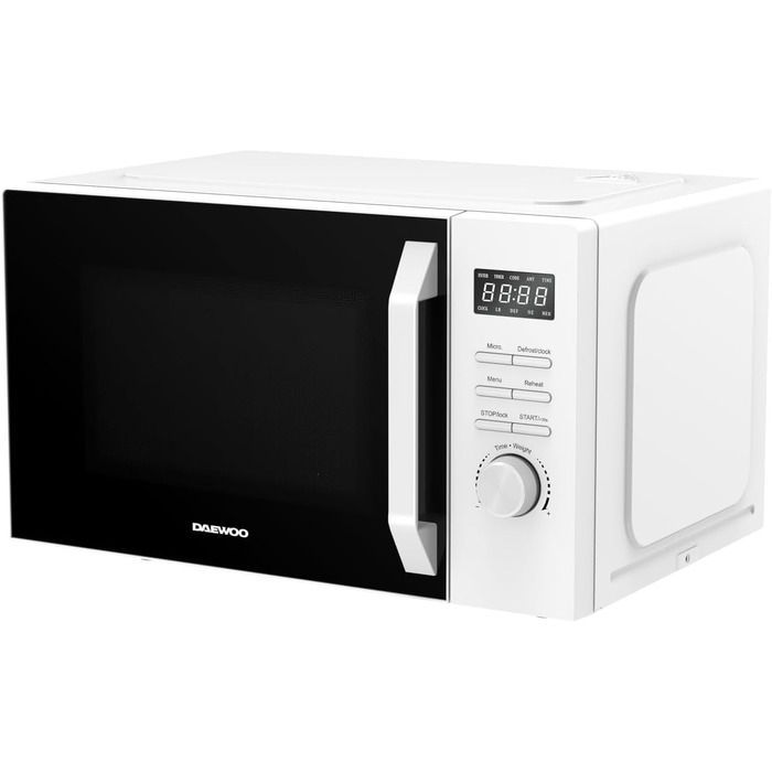 Мікрохвильова піч Daewoo MD-FC206SB 20L, 700W, чорний колір (Solo, White)