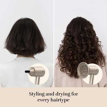 Фен Silk'n SilkyAir Pro з безщітковим мотором та іонізацією - преміум якість, колір шампань