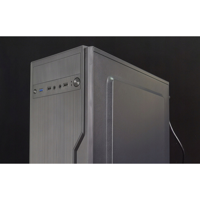 Корпус для ПК MUSETEX K2 ATX Mid Tower, загартоване скло