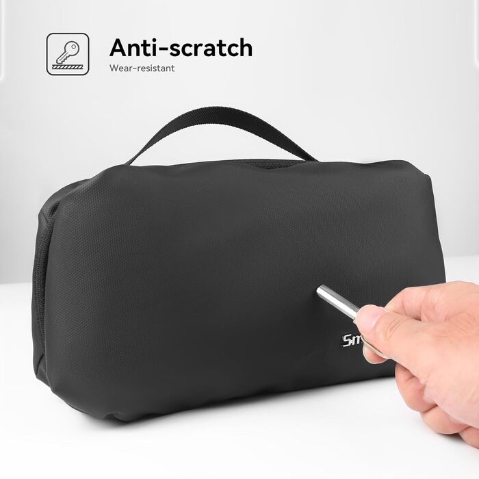 Сумка для аксесуарів Smatree: Magic Mouse, MagSafe, Pencil, Lightning, USB-адаптер (чорний) SR120B