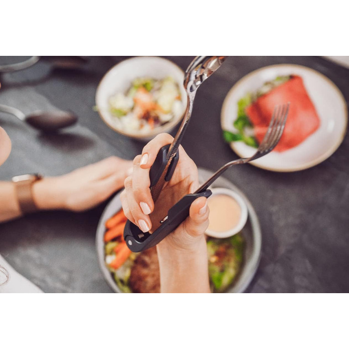 Featured on Shark Tank – Turn Utensils into a Versatile Tongs (2-Pack, Black)