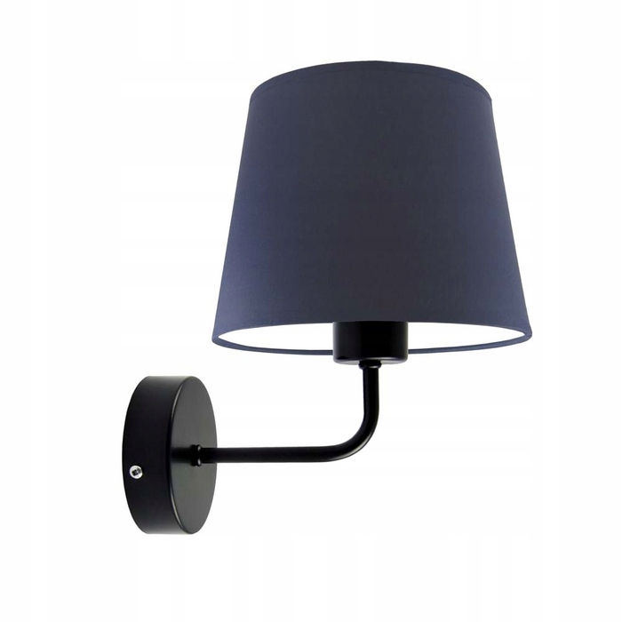 Настінний світильник-бра з абажуром, LED E27, білий