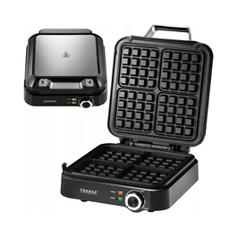 Вафельниця Transa Electronics TE-34, 2200 Вт, чорна