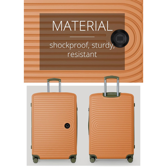 Чемодан Hauptstadtkoffer Mitte (S+M+L) - великий, TSA, 77см, 130л, з розширенням об'єму