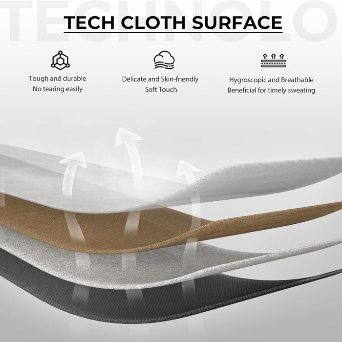 Ігровий крісло Dowinx з тканиною та кишеньковим пружинним подушками, ергономічний ігровий крісло з функцією масажу, велике та високе комп'ютерне крісло з підніжкою XXL, білий, Komf-AL