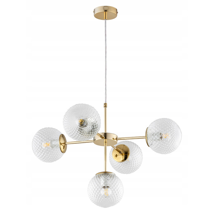 Підвісна люстра Elko-Lighting Stella — 5 точок освітлення, цоколь E27