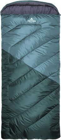Спальний мішок TETON Sports Degree C Flannel Lined Left Zip 18 Grad C Flanell gefütterter linker Reißverschluss - блакитний (XXL, -25°C, ліва блискавка, lagoon)