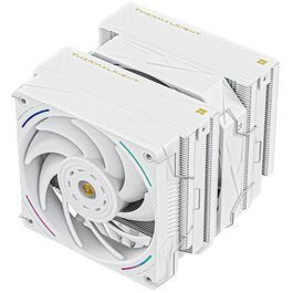 Кулер для процесора Thermalright Royal Pretor 130 Ultra White, двовежевий повітряний охолоджувач, 7 теплових трубок, білий, для AM4/AM5, Intel LGA1851/1700/115x/2011