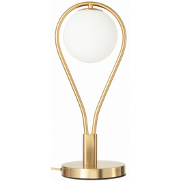 Настільна лампа Ledigo Milano, білий/жовтий, 40 Вт