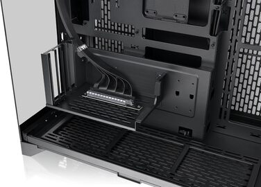 Корпус для ПК Thermaltake CTE Black E550 TG, ATX/E-ATX, двокамерний дизайн, загартоване скло, підтримка радіаторів до 420 мм, оптимізований повітряний потік