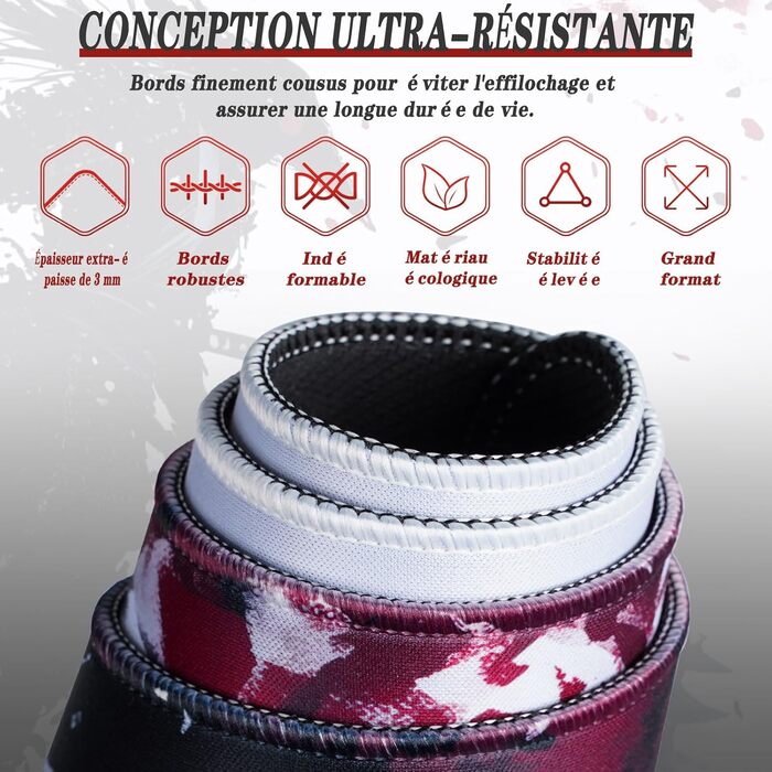 Килимок для миші EFISH Japanische XXL 800x300 мм, водонепроникний, антиковзаючий, для ПК, MacBook, ноутбука