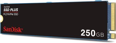 SSD SanDisk Plus 250GB NVMe PCIe Gen 4.0: Швидкий внутрішній SSD з гарантією 5 років
