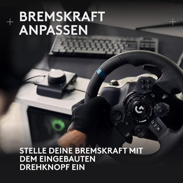 Руль Logitech G29 Driving Force з Force Feedback, 900° обертів, шкіряне покриття, педалі з нержавіючої сталі, сумісний з PS4/PS3/PC/Mac, чорний