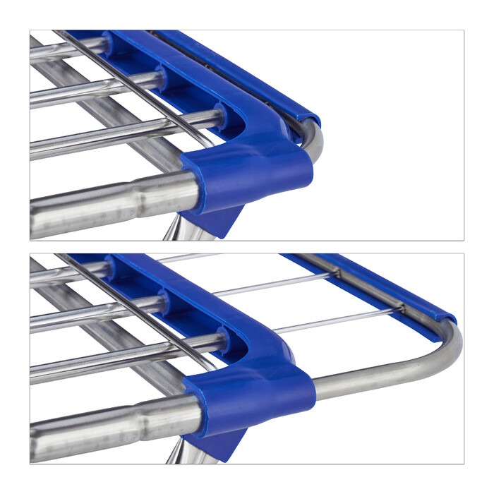 Relaxdays Extendable Clothes Drying Rack made of Stainless Steel