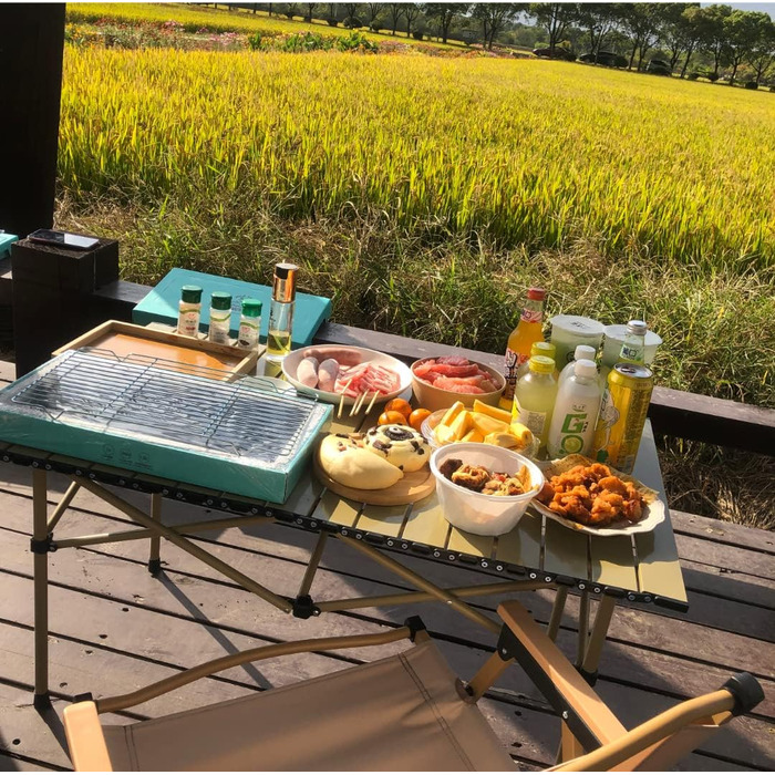 Disposable Grill, Portable Charcoal Grill, Grill Set for Indoors and Outdoors, Lightweight, Ready to Use, for BBQ, Picnic, Camping, Deck